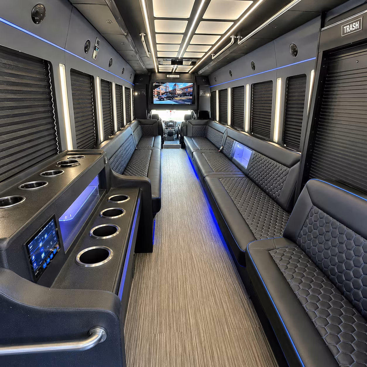 airport transfer buses for wedding guests flying into denver