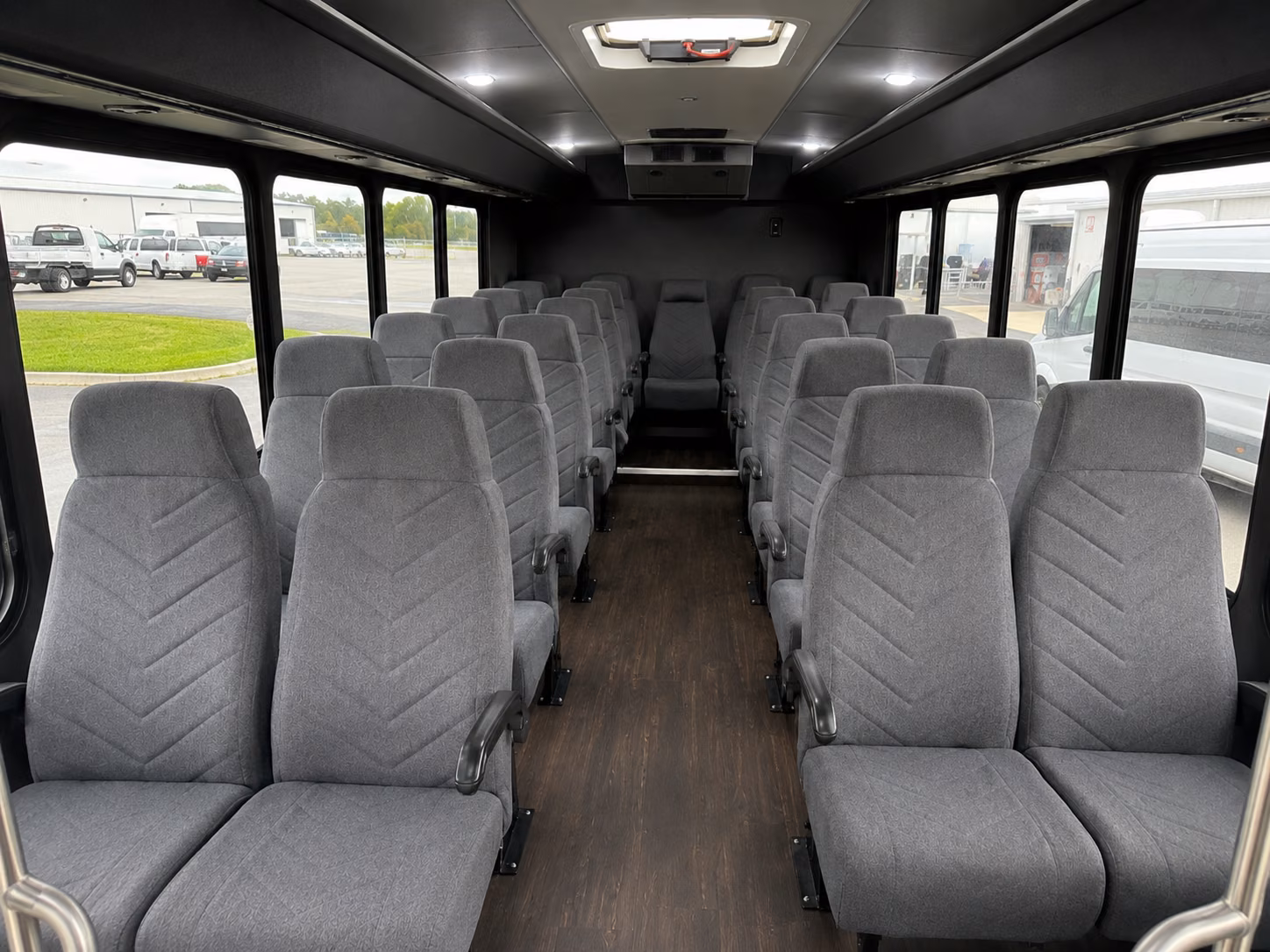 greeley 20 passenger minibus inside
