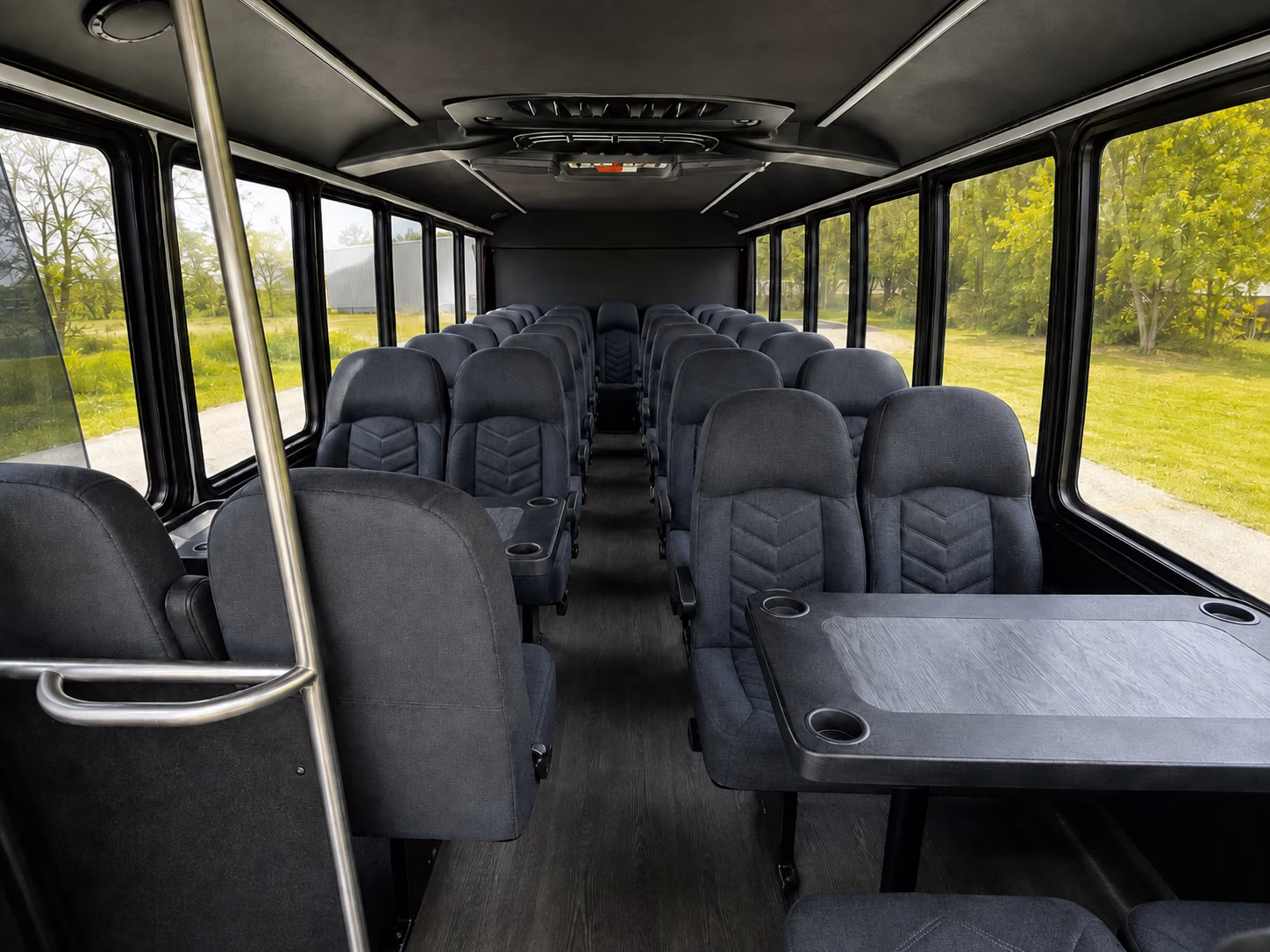 greeley 20 passenger minibus interior
