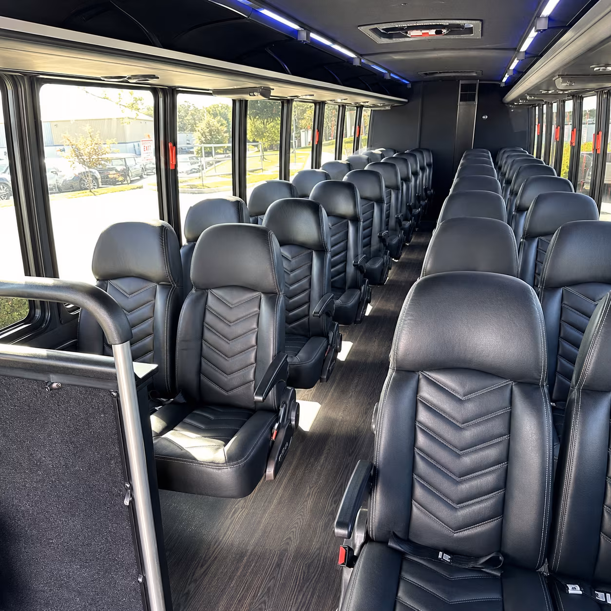 greeley 25 passenger minibus interior