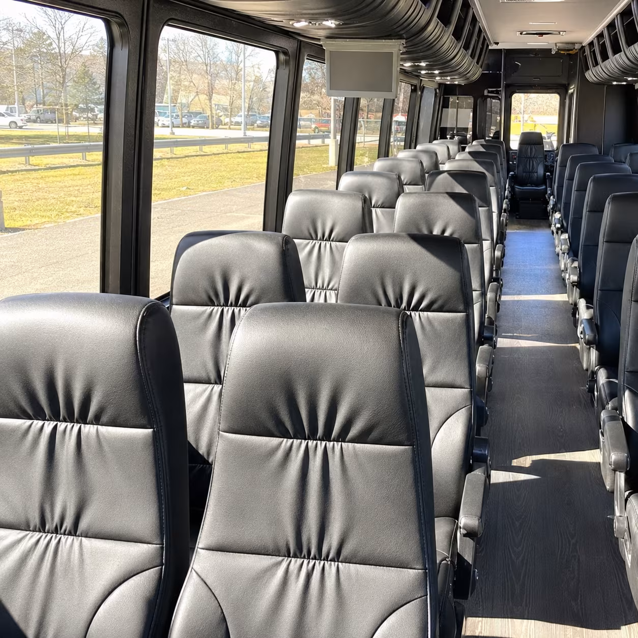 greeley 35 passenger minibus inside