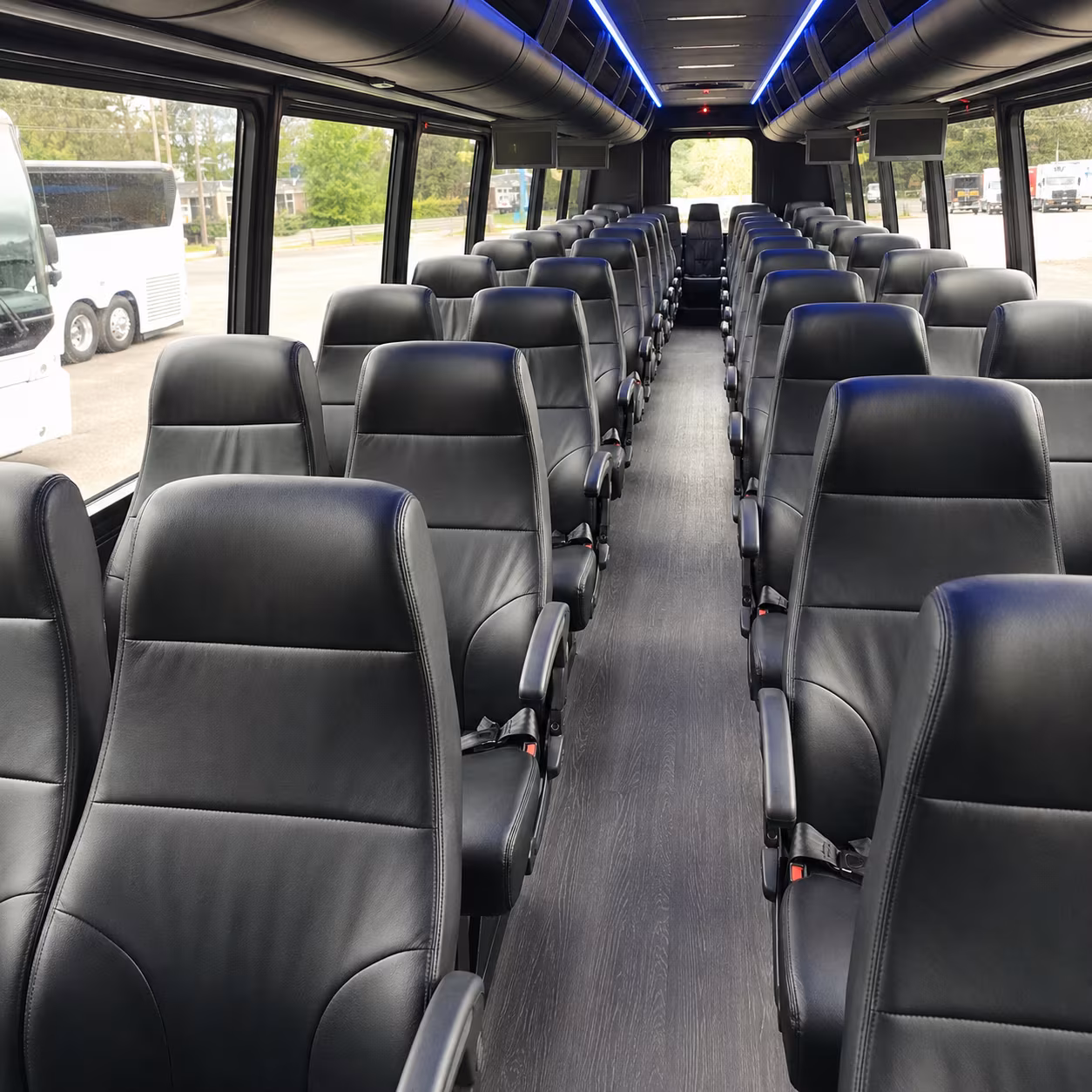 greeley 35 passenger minibus interior