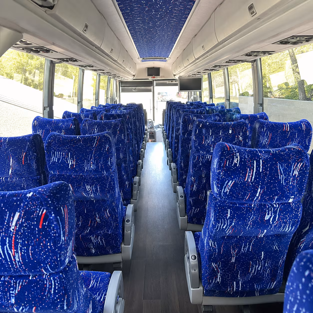 greeley 50 passenger charter bus interior