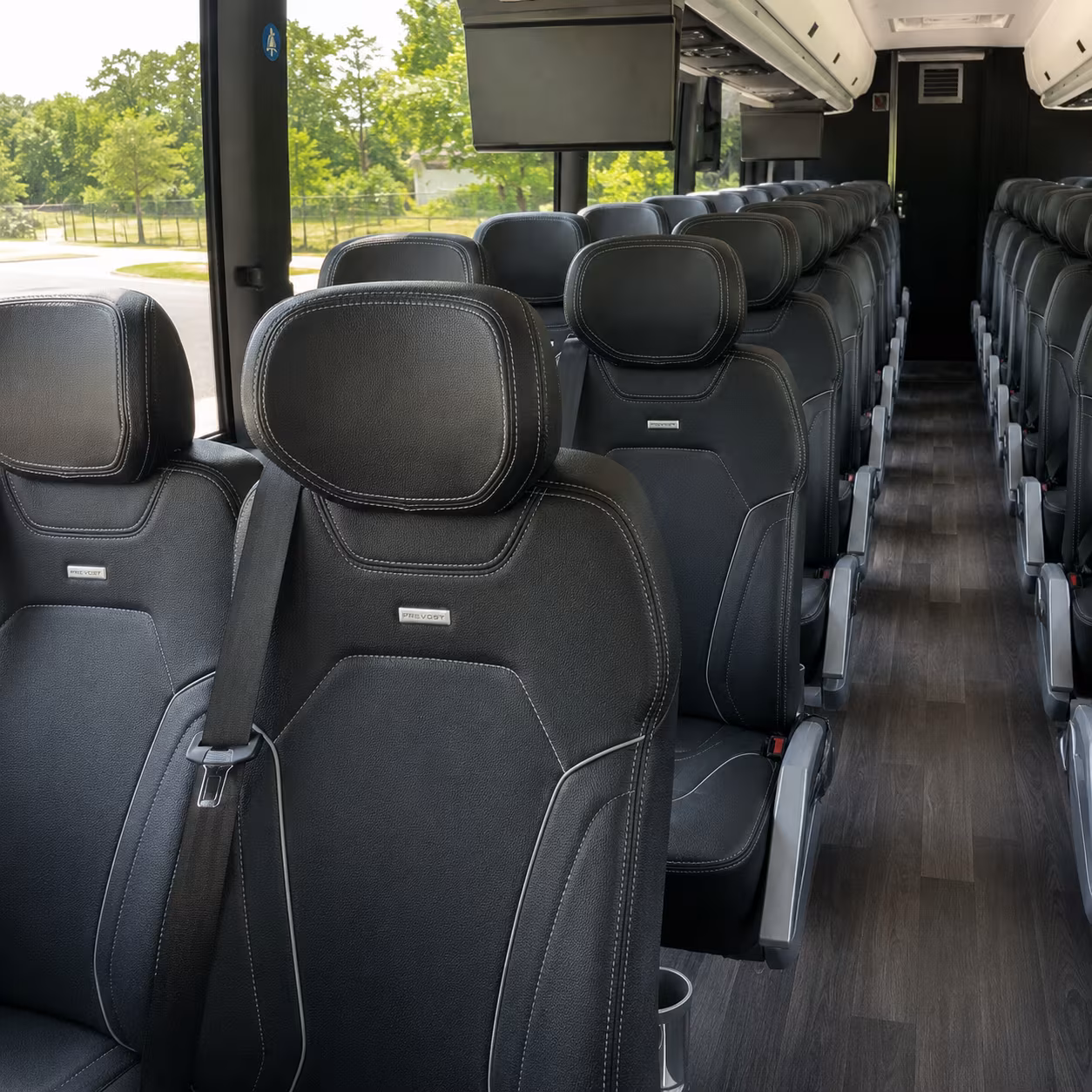 greeley charter bus inside