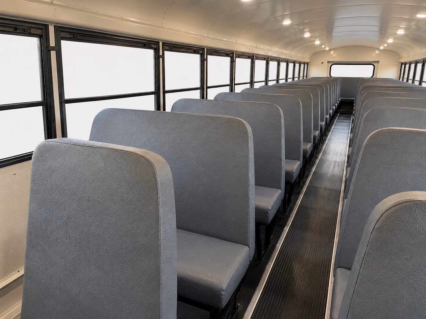 greeley school bus inside