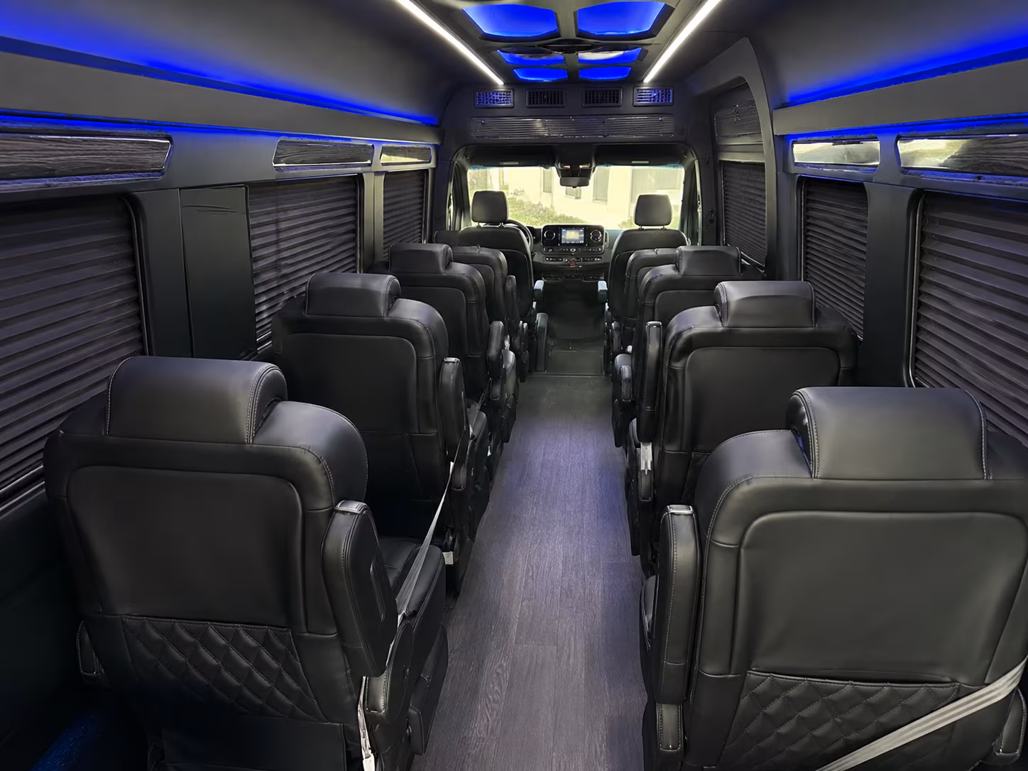 greeley sprinter van with driver inside
