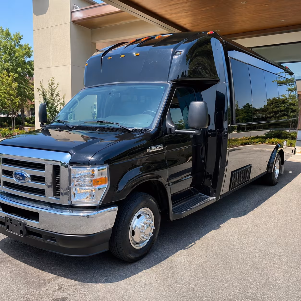 party buses and charter buses for broncos games at empower field